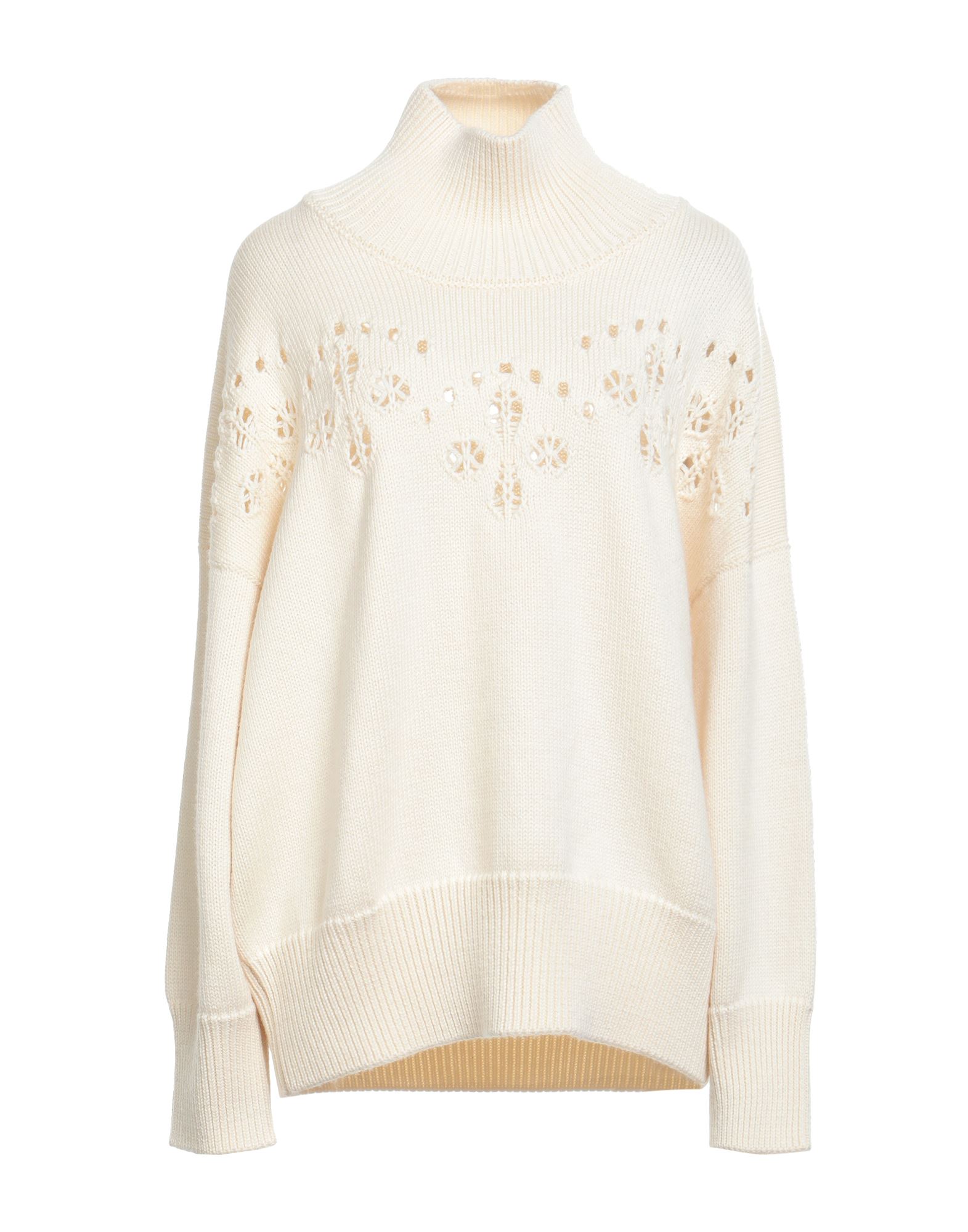 CHLOÉ Rollkragenpullover Damen Cremeweiß von CHLOÉ