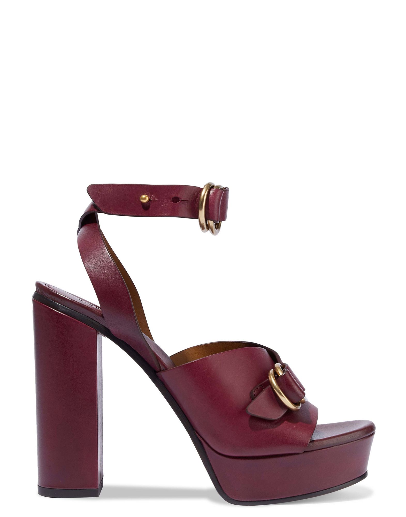 CHLOÉ Sandale Damen Bordeaux von CHLOÉ