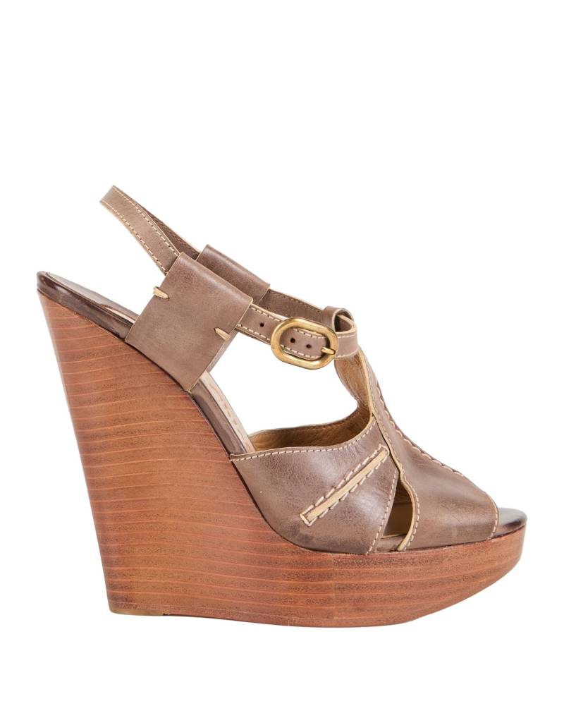 CHLOÉ Sandale Damen Dunkelbraun von CHLOÉ