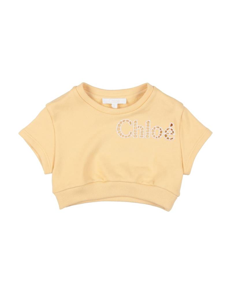 CHLOÉ Sweatshirt Kinder Gelb von CHLOÉ