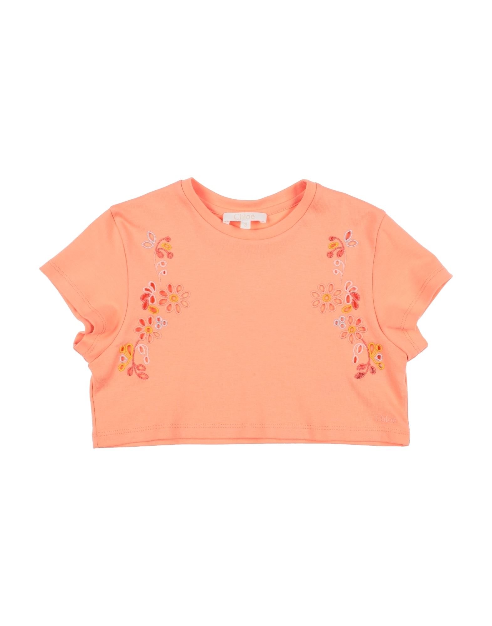 CHLOÉ T-shirts Kinder Lachs von CHLOÉ