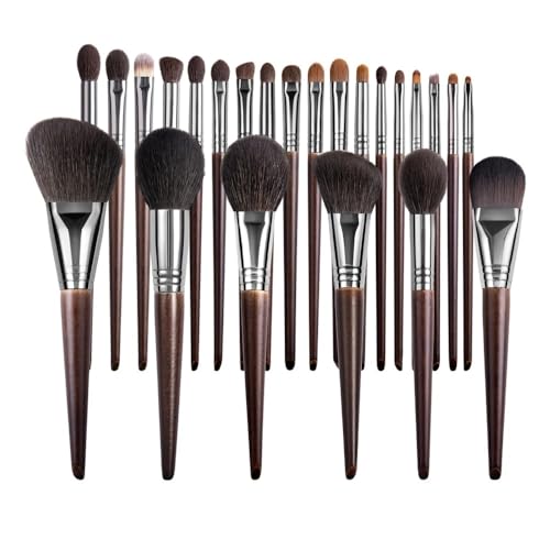 Make-up-Pinsel-Set, Lidschatten, Foundation, Puder, Eyeliner, Wimpern, Lippe, Make-Up-Pinsel, Kosmetik, Beauty-Tool-Kit (24 Stück) von CHNAONE