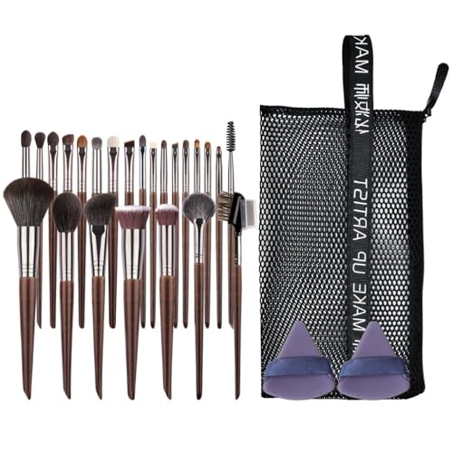 Natürliches Make-up-Pinsel-Set, Lidschatten, Make-up-Pinsel, Ziegenhaar, Kit für Make-up, Verblenden, Make-up-Pinsel (ZH00372) von CHNAONE