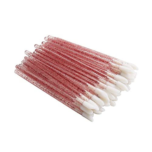 50 Crystal Mascara Zauberstab Applikator Diamant Einweg Lippenpinsel Kosmetik Wimpernpinsel Make-up Pinsel Werkzeug von CHNNO1