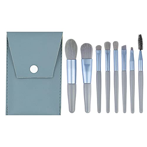 8 Mini-Reise-Pinsel-Set, tragbar, weich, Make-up-Puder, Lidschatten-Foundation, Rouge-Mix, Beauty-Make-up-Pinsel-Werkzeug 2 von CHNNO1