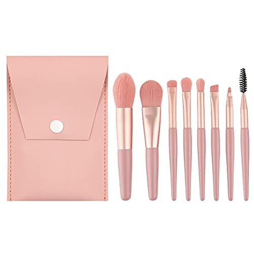 8 verzweigte Reise tragbare Mini weiche Pinsel Set Kosmetik Puder Lidschatten Rouge gemischt flüssige Foundation Kosmetik Make-up Pinsel Werkzeug 1 von CHNNO1