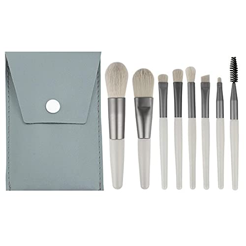 8 verzweigte Reise tragbare Mini weiche Pinsel Set Kosmetik Puder Lidschatten Rouge gemischt flüssige Foundation Kosmetik Make-up Pinsel Werkzeug 3 von CHNNO1
