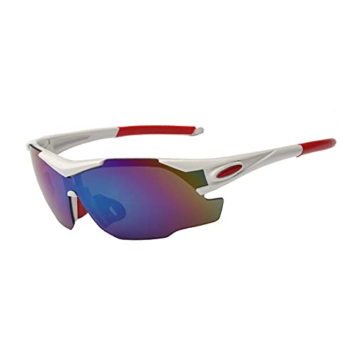 CHNNO1 Herren-Fahrradbrille, bunte Sonnenbrille, Bergsteigen, winddicht, Outdoor-Sport, Radsportbrille, C3 von CHNNO1