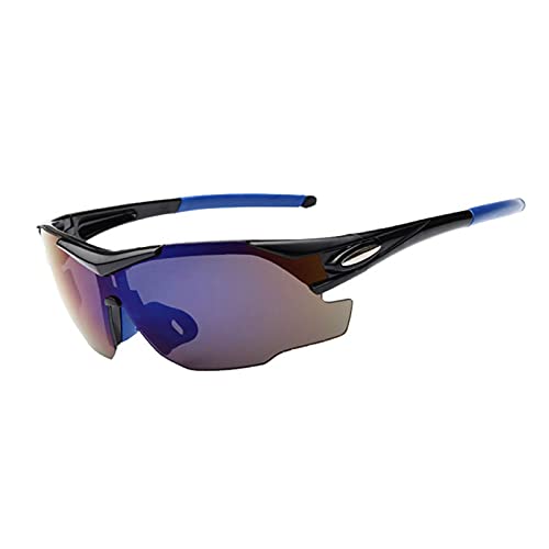 CHNNO1 Herren-Fahrradbrille, bunte Sonnenbrille, Bergsteigen, winddicht, Outdoor-Sport, Radsportbrille, C4 von CHNNO1