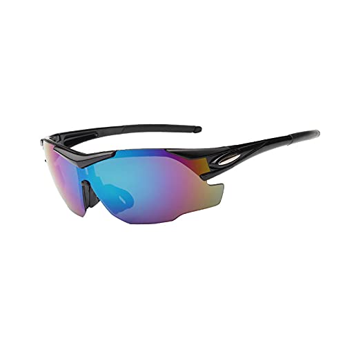 CHNNO1 Herren-Fahrradbrille, bunte Sonnenbrille, Bergsteigen, winddicht, Outdoor-Sport, Radsportbrille, C5 von CHNNO1