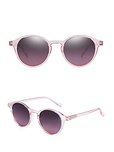 CHNNO1 Polarisierte Retro-Sonnenbrille für Damen und Herren, Retro-Stil, kleiner runder Rahmen, UV400, Schattenbrille, 007 von CHNNO1