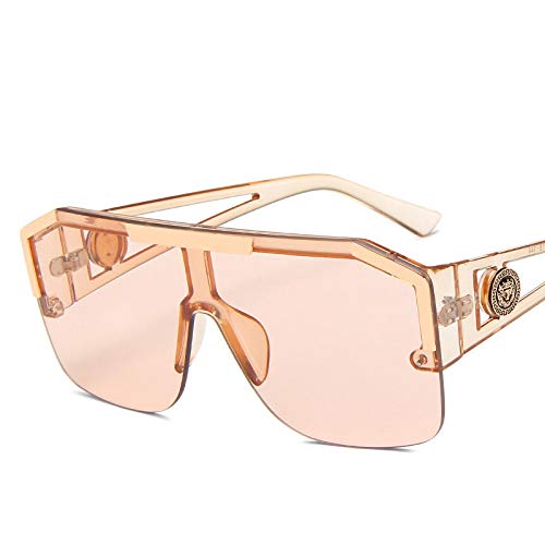 CHNNO1 Sonnenbrille für Herren/Damen, Sonnenblende, Retro-Sonnenbrille, Reisen, Angeln, klassische Sonnenblende, Transparentbraun von CHNNO1