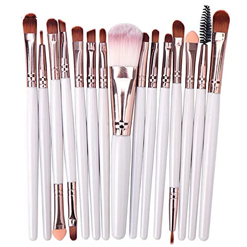 Make-up-Pinsel-Set, Lidschatten, flüssig, Foundation, Eyeliner, Wimpern, Lippen, Make-up-Pinsel, Kosmetik, Beauty-Werkzeug-Set, 15 Stück, 1BK Make-up-Pinsel-Set, Lidschatten, flüssig, Foundation, Eyeliner, Wimpern, Lippen, Make-up-Pinsel, Kosmetik, Beauty-Werkzeug-Set, 15 Stück, 1BK von CHNNO1