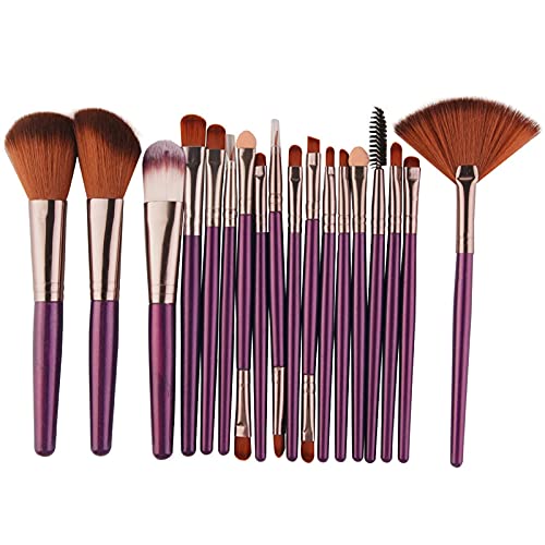 Makeup Pinsel Set Lidschatten Liquid Foundation Foundation Pinsel Beauty Tool Pinsel Set Beauty Make-up Gesicht Lila Gold von CHNNO1