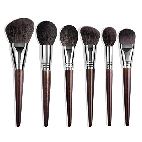 Natürliche Make-up Pinsel Set Lidschatten Make-up Pinsel Ziegenhaar Set für Make-up von CHNNO1