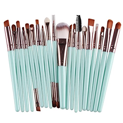 Set mit 20 Make-up-Pinseln, Kunststoffgriffen, weiches synthetisches Haarpuder, Grundierung, Lidschatten, Make-up-Pinsel, Kosmetik von CHNNO1