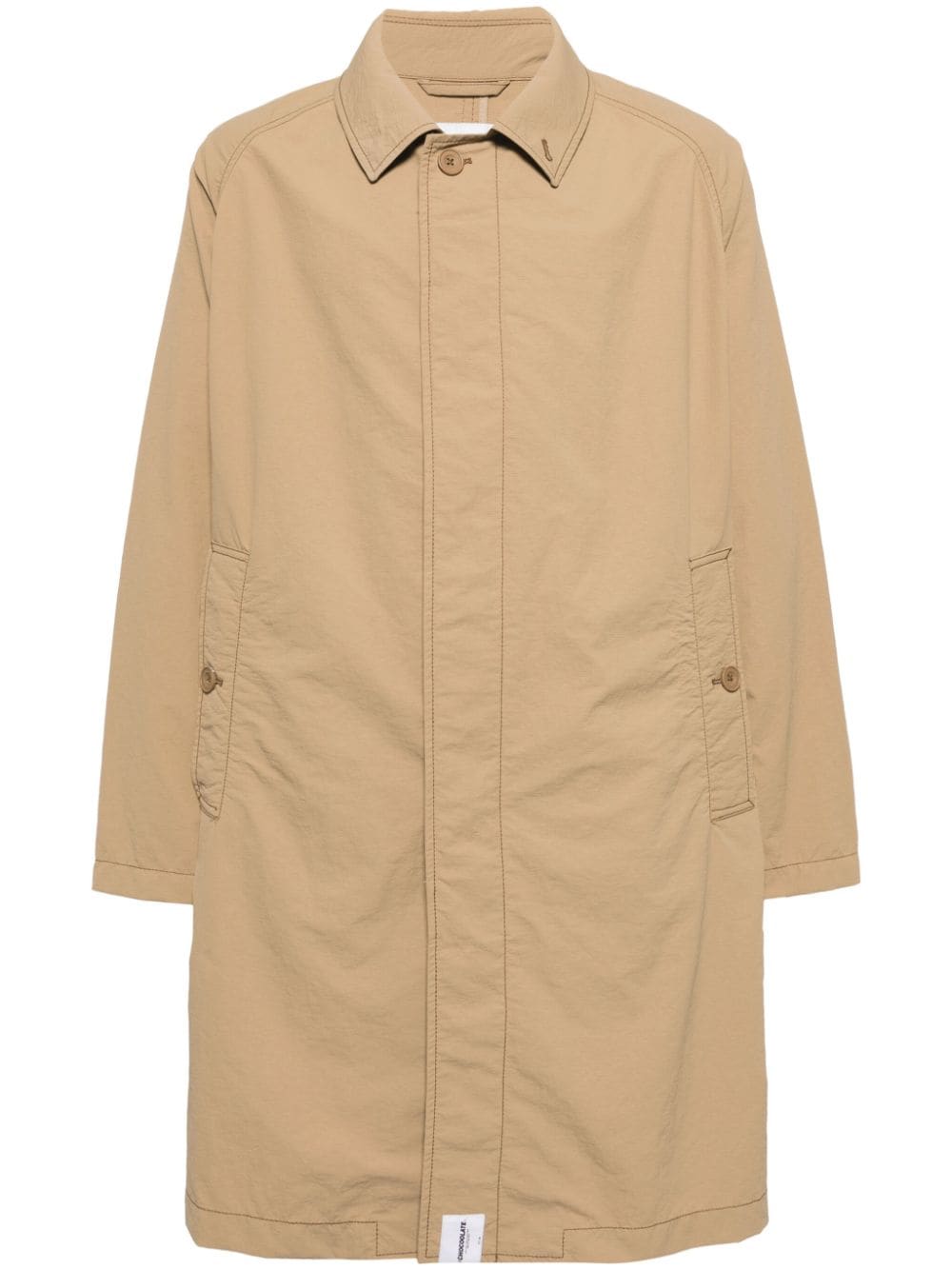 CHOCOOLATE Einreihiger Trenchcoat - Braun von CHOCOOLATE