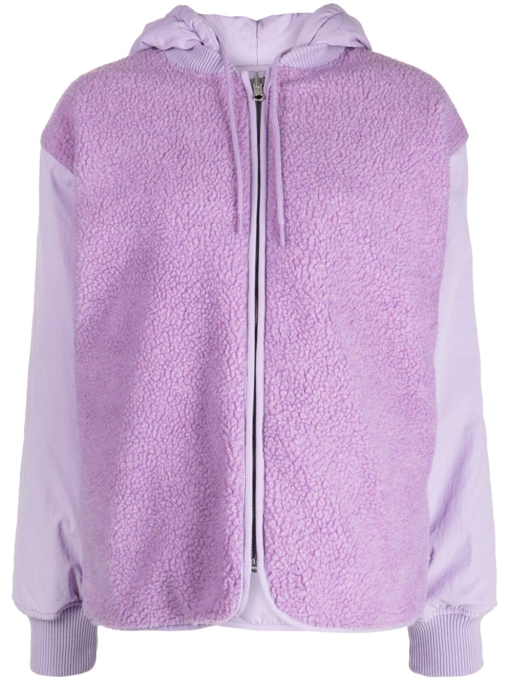 CHOCOOLATE Fleece-Hoodie mit Kordelzug - Violett von CHOCOOLATE