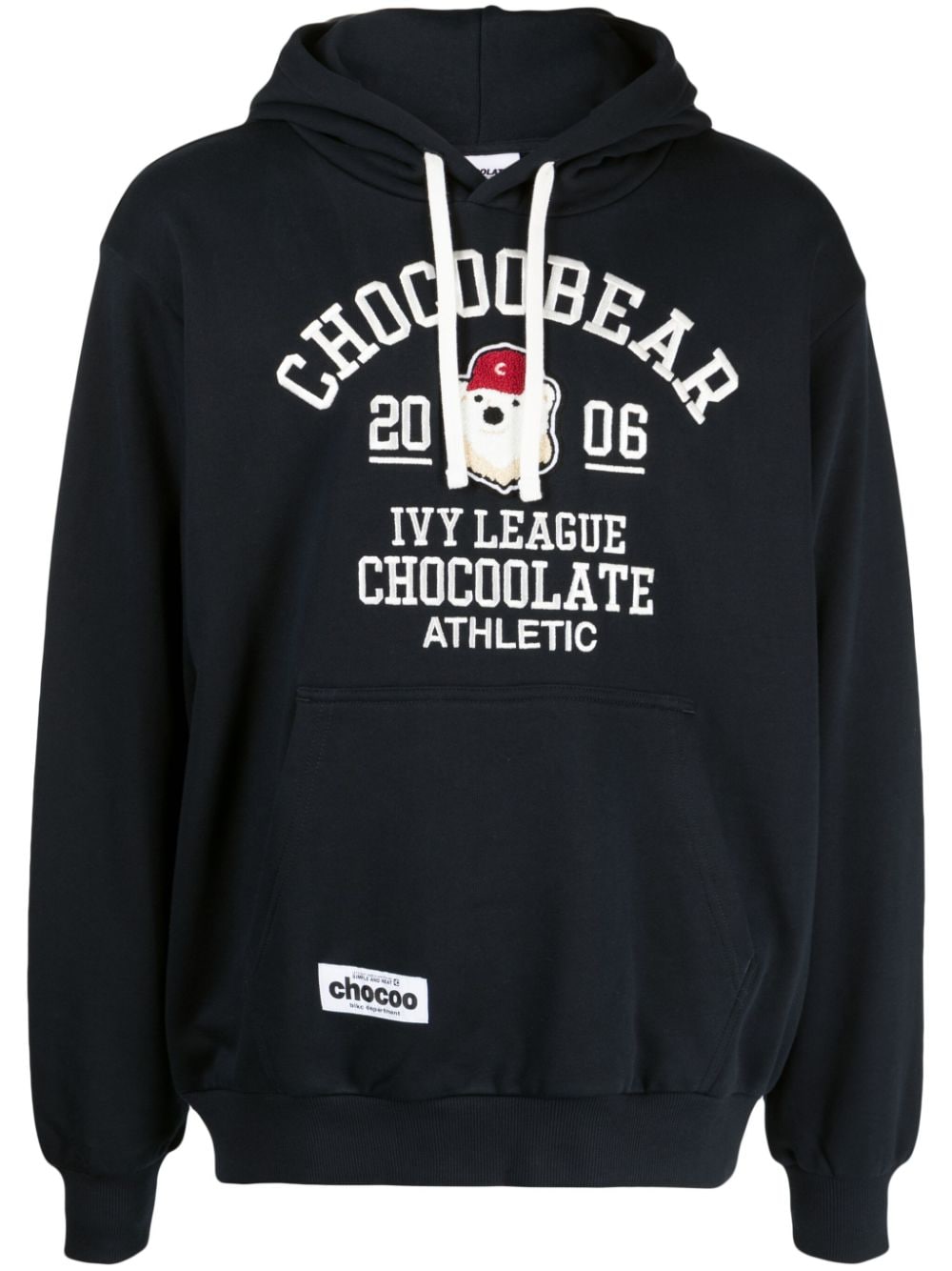 CHOCOOLATE Hoodie mit Logo-Stickerei - Blau von CHOCOOLATE