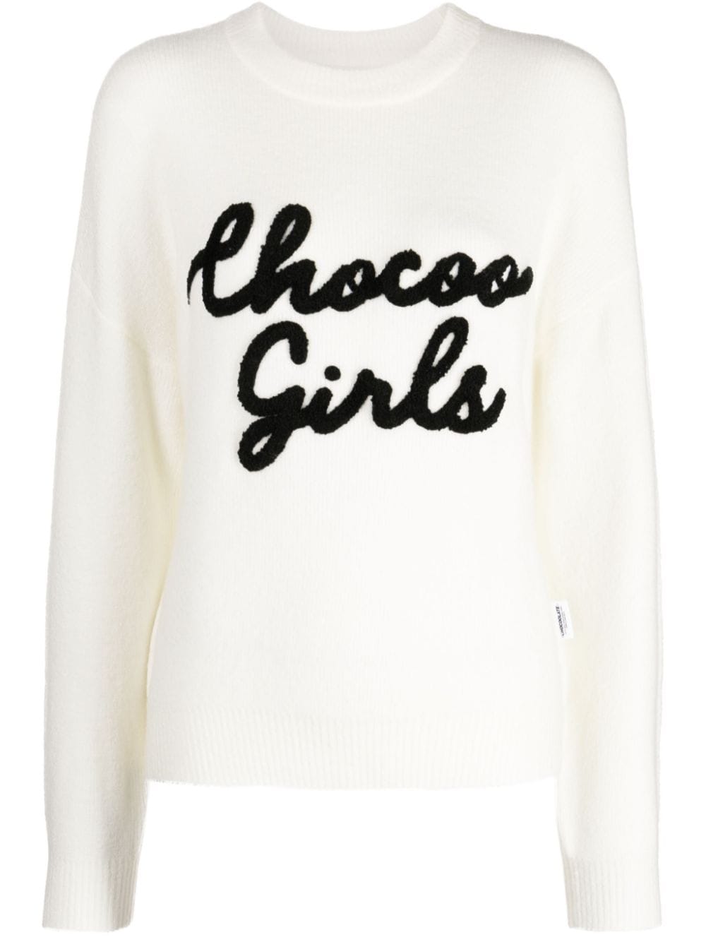 CHOCOOLATE Klassischer Intarsien-Pullover - Nude von CHOCOOLATE