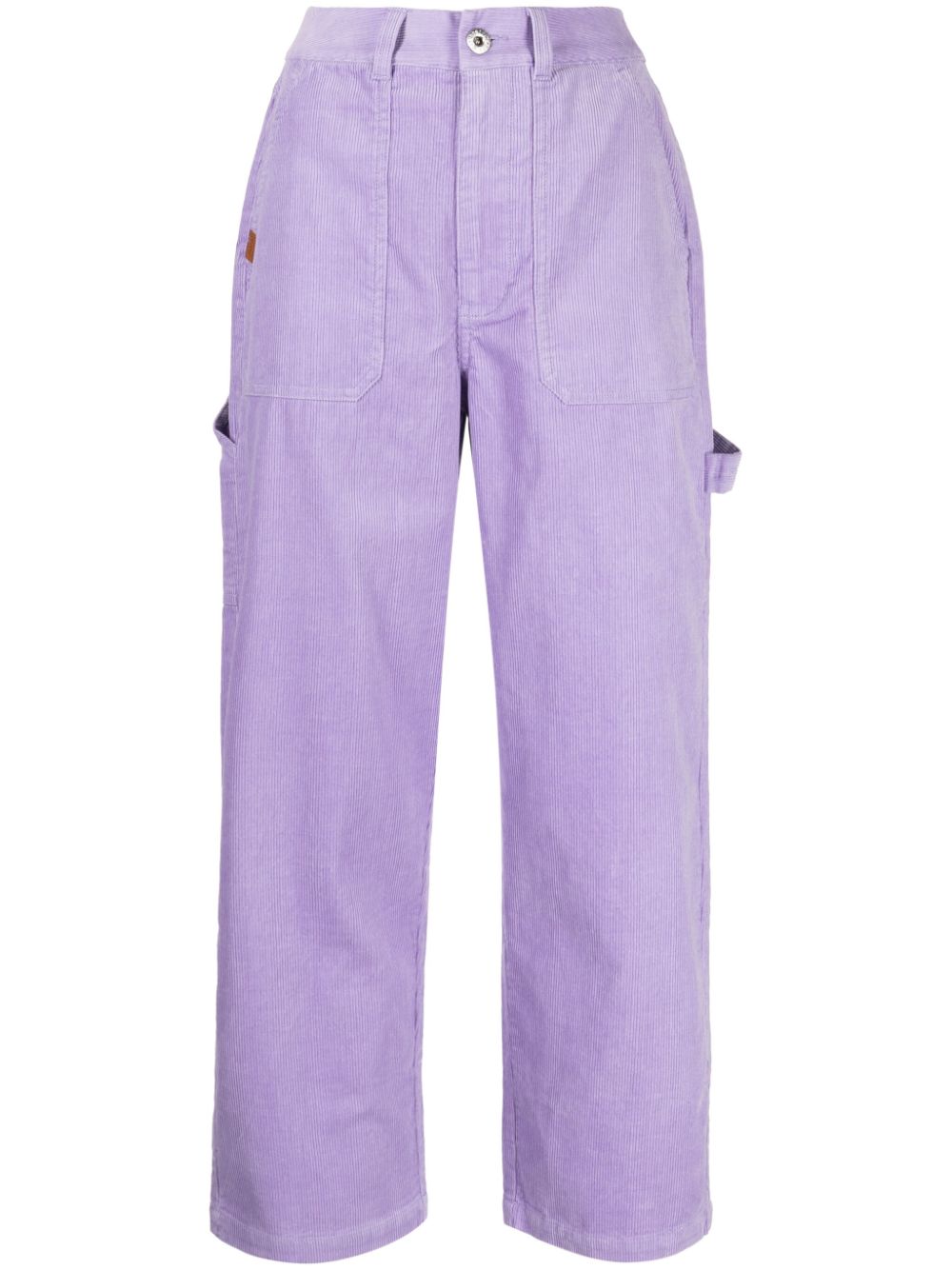 CHOCOOLATE Kordhose mit geradem Bein - Violett von CHOCOOLATE