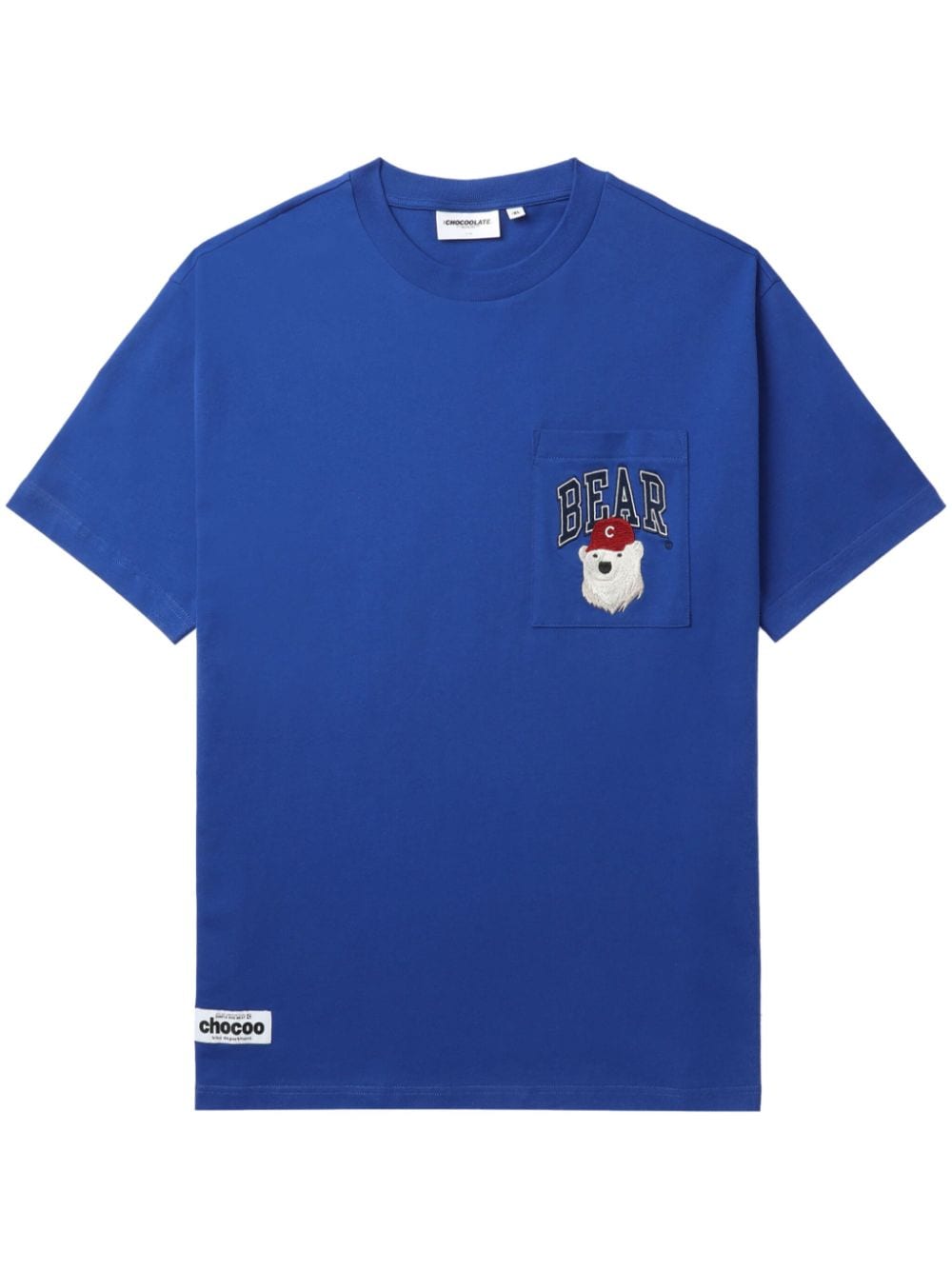 CHOCOOLATE T-Shirt mit Bären-Print - Blau von CHOCOOLATE