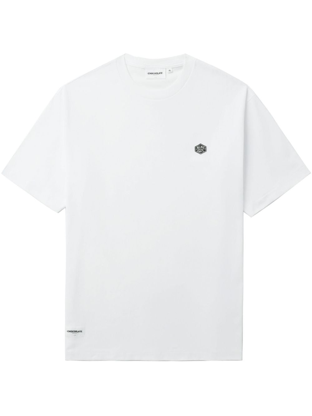 CHOCOOLATE T-Shirt mit Logo-Patch - Weiß von CHOCOOLATE