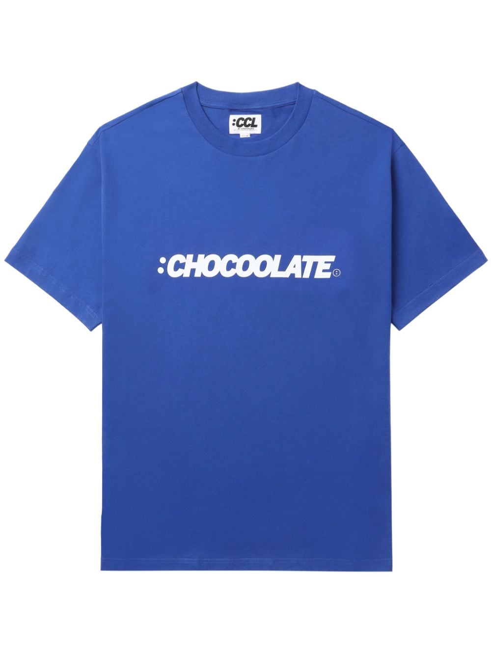 CHOCOOLATE T-Shirt mit Logo-Print - Blau von CHOCOOLATE