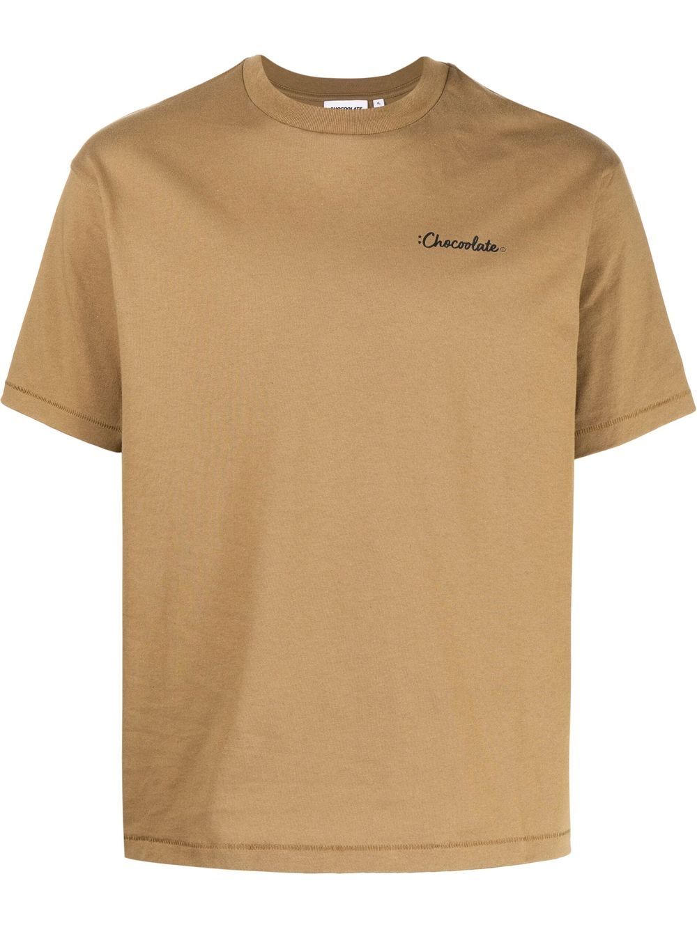CHOCOOLATE T-Shirt mit Logo-Print - Braun von CHOCOOLATE