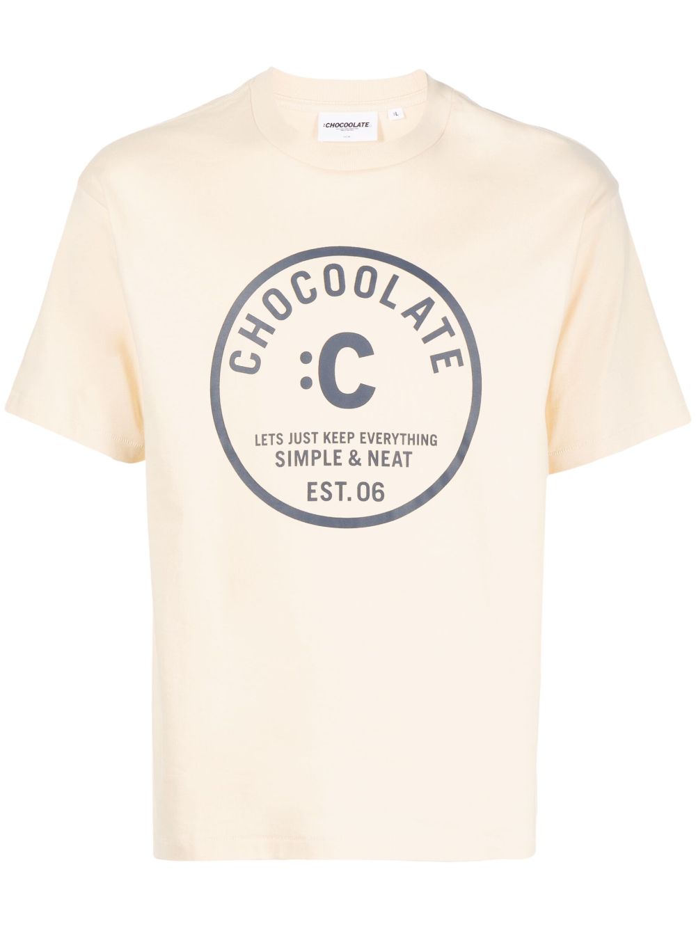 CHOCOOLATE T-Shirt mit Logo-Print - Gelb von CHOCOOLATE