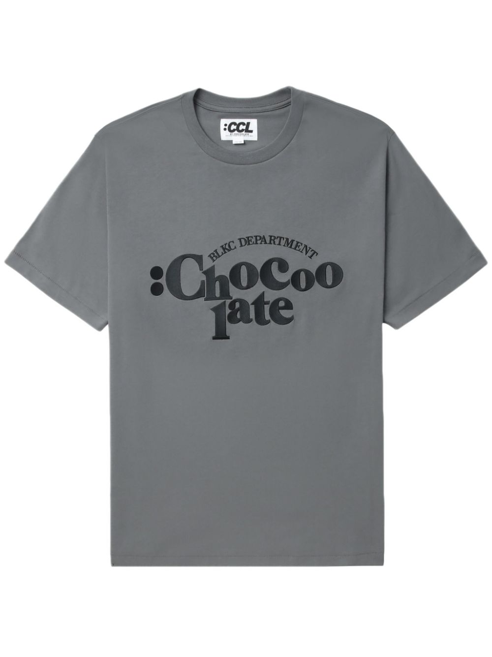 CHOCOOLATE T-Shirt mit Logo-Print - Grau von CHOCOOLATE