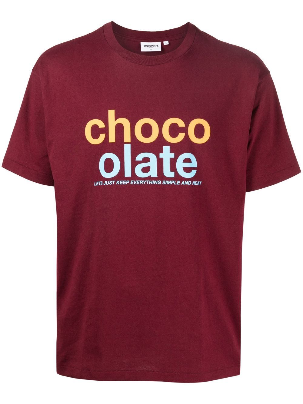 CHOCOOLATE T-Shirt mit Logo-Print - Rot von CHOCOOLATE