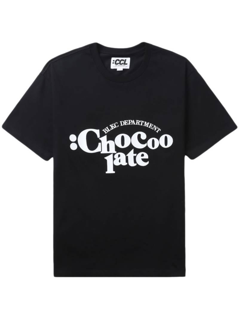 CHOCOOLATE T-Shirt mit Logo-Print - Schwarz von CHOCOOLATE