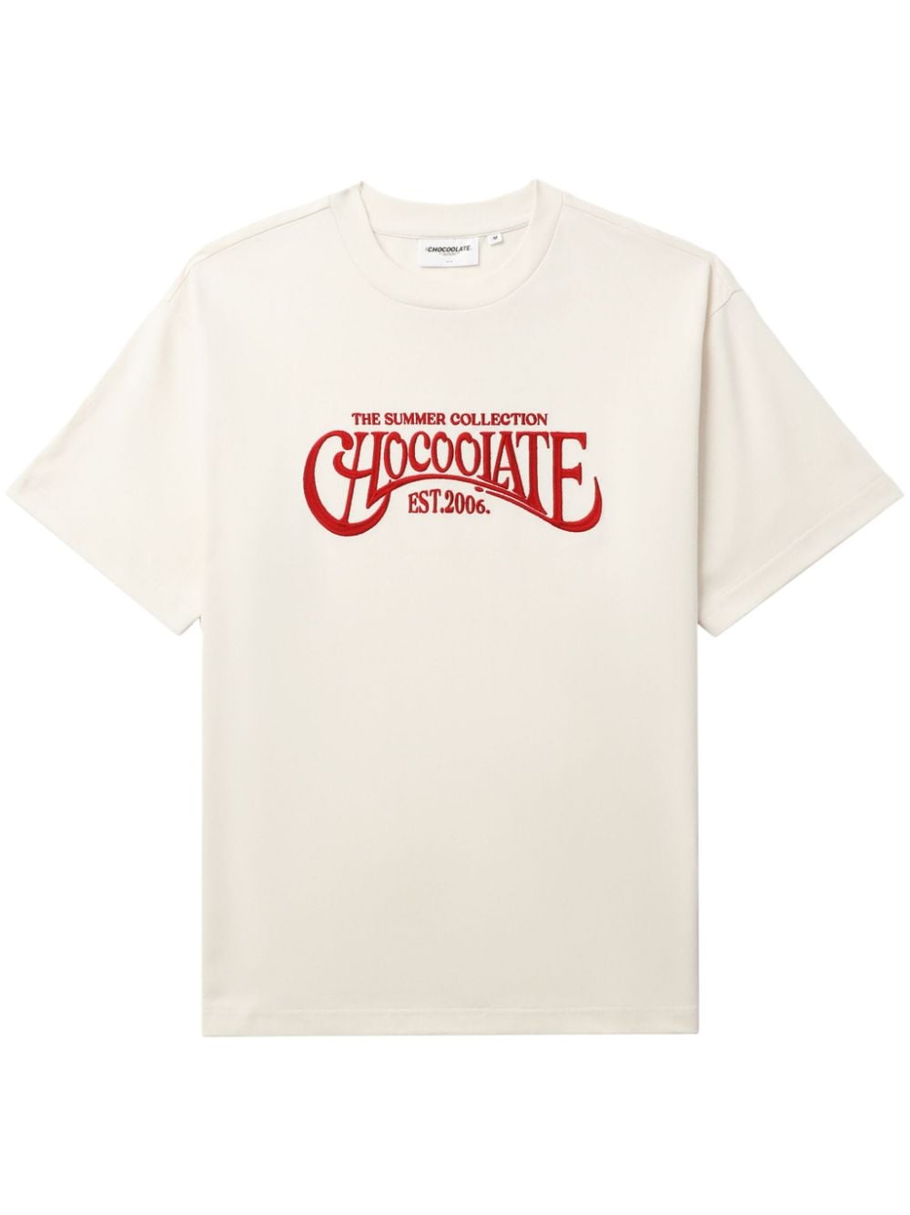 CHOCOOLATE T-Shirt mit Logo-Stickerei - Nude von CHOCOOLATE