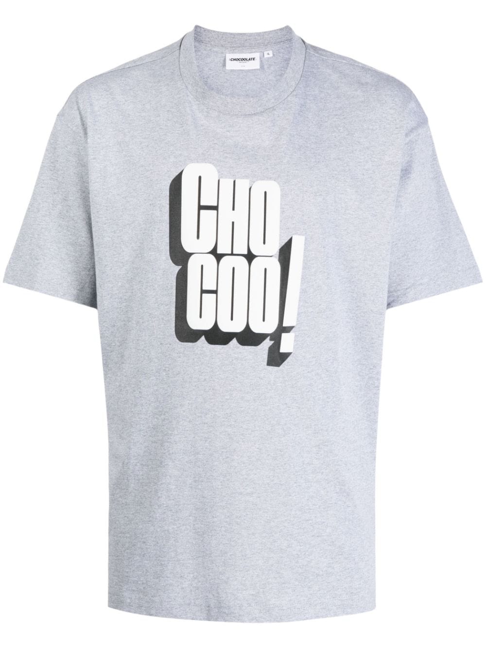 CHOCOOLATE T-Shirt mit Slogan-Print - Grau von CHOCOOLATE