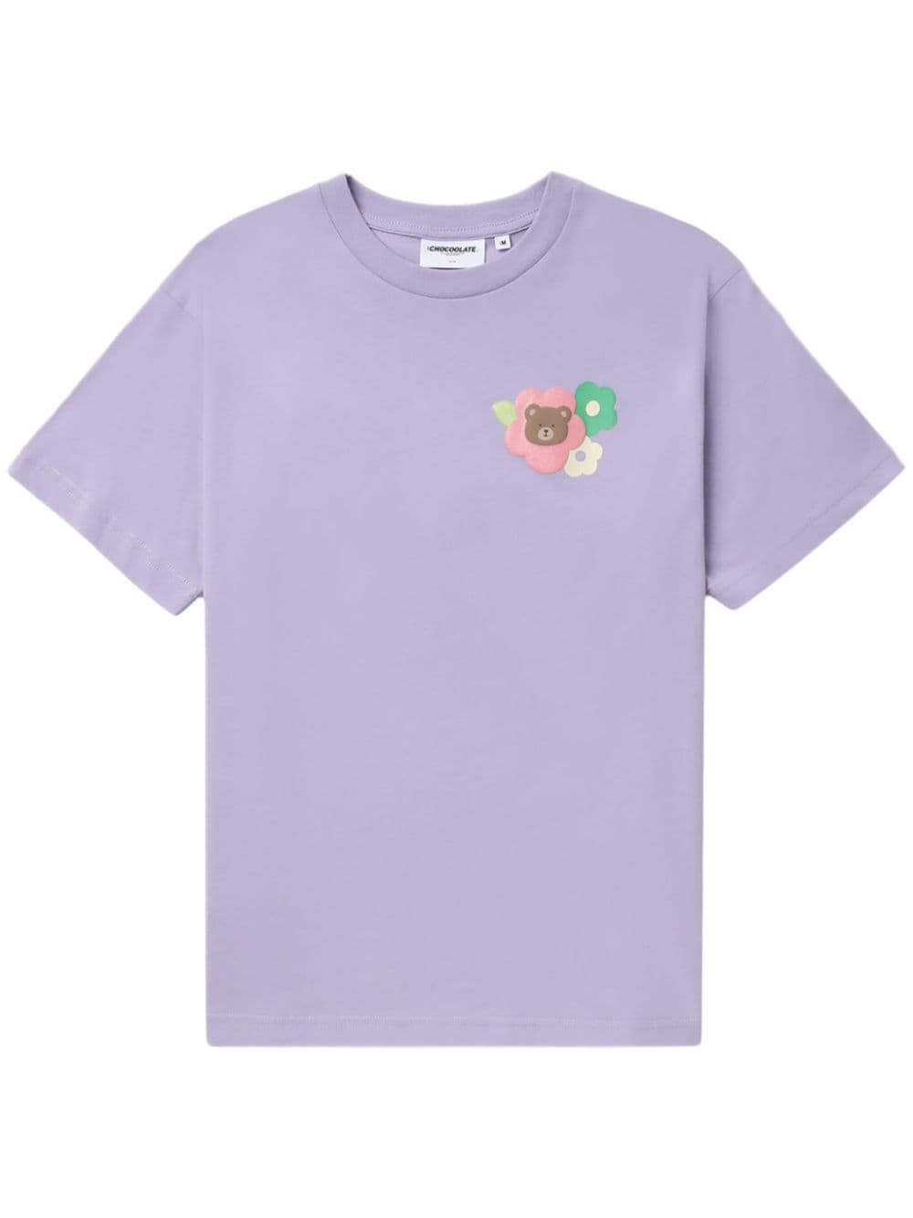 CHOCOOLATE T-Shirt mit grafischem Print - Violett von CHOCOOLATE