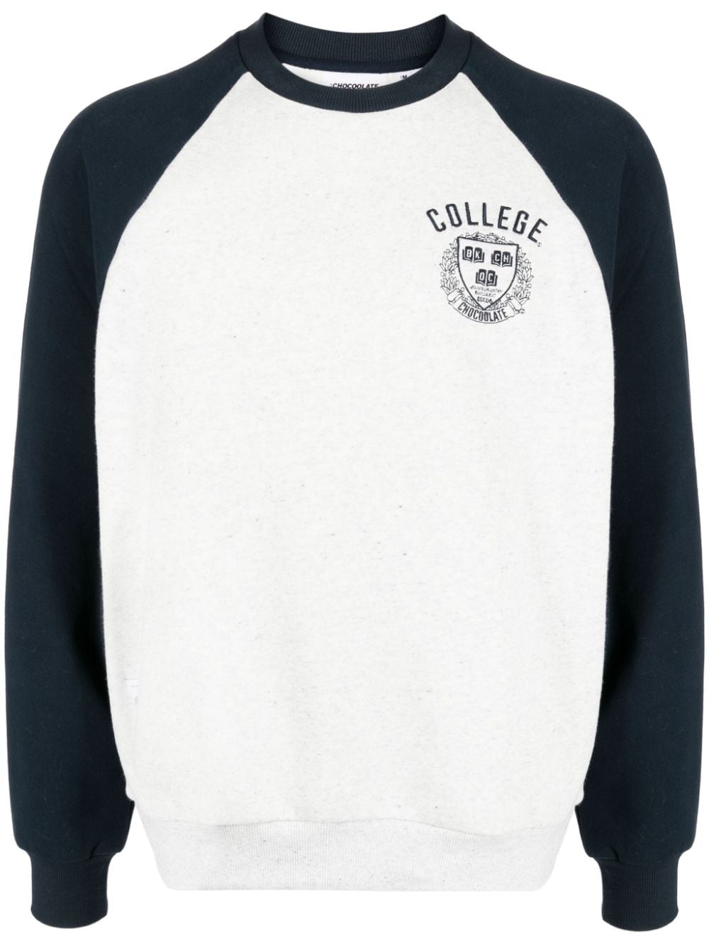 CHOCOOLATE Sweatshirt mit Logo-Stickerei - Grau von CHOCOOLATE