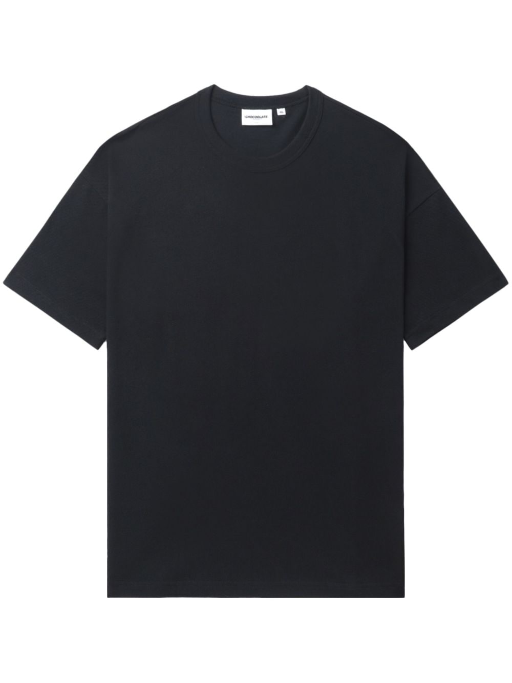 CHOCOOLATE logo-patch cotton T-shirt - Schwarz von CHOCOOLATE