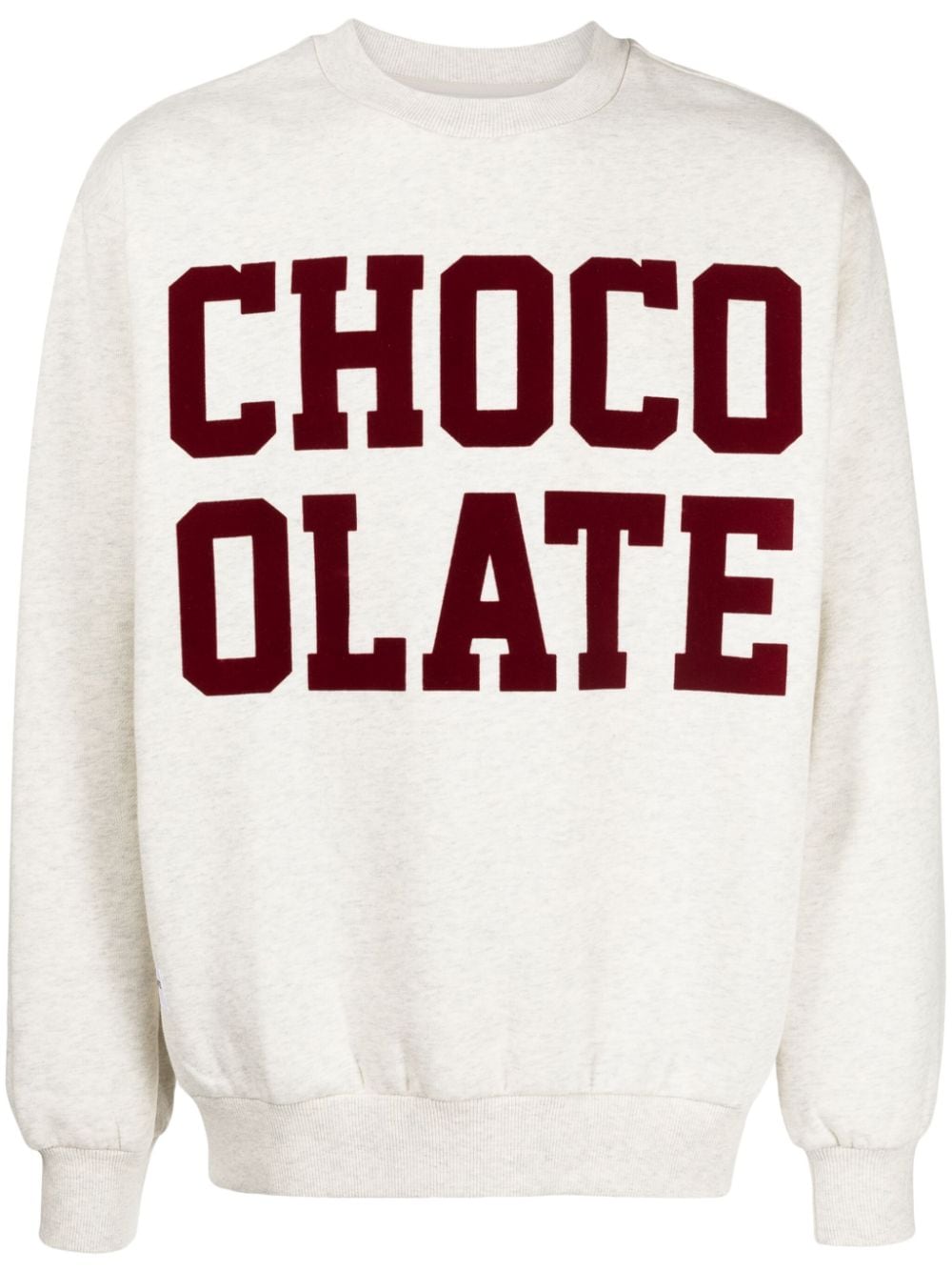 CHOCOOLATE Jersey-Sweatshirt mit Logo-Print - Weiß von CHOCOOLATE