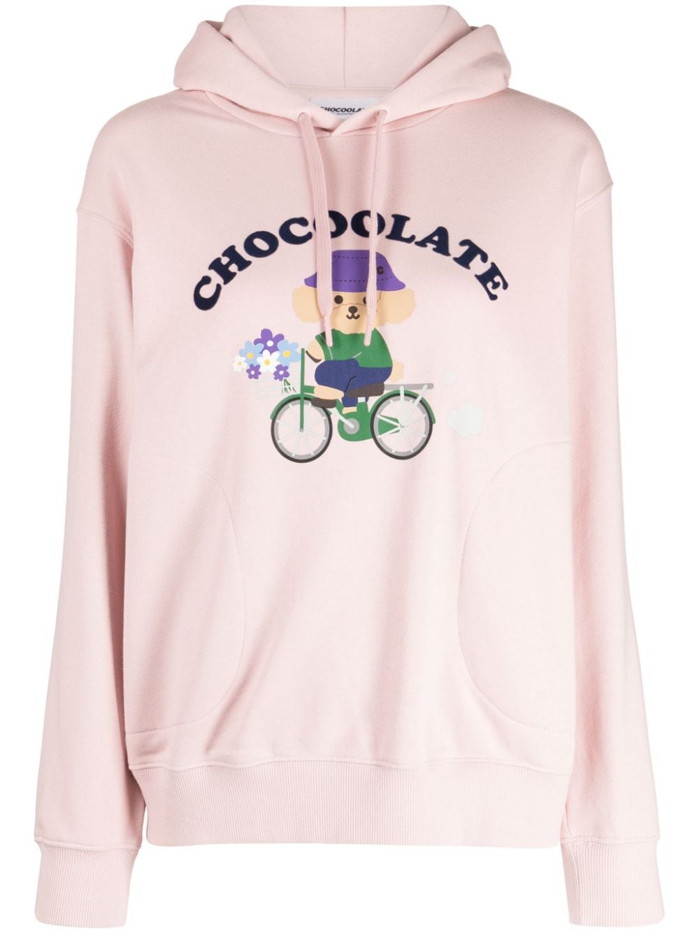 CHOCOOLATE Hoodie mit Logo-Print - Rosa von CHOCOOLATE