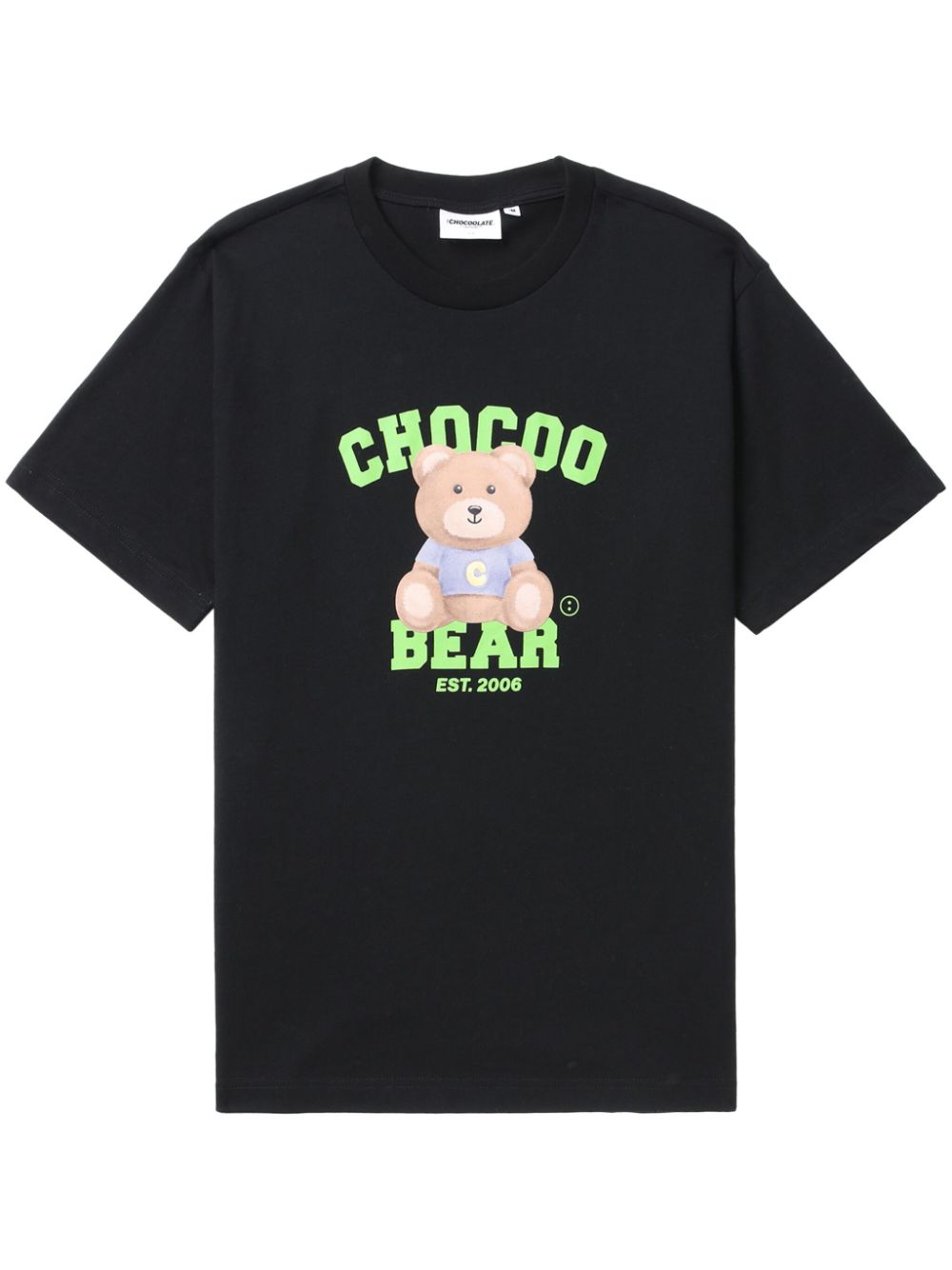 CHOCOOLATE T-Shirt mit Teddy-Print - Schwarz von CHOCOOLATE