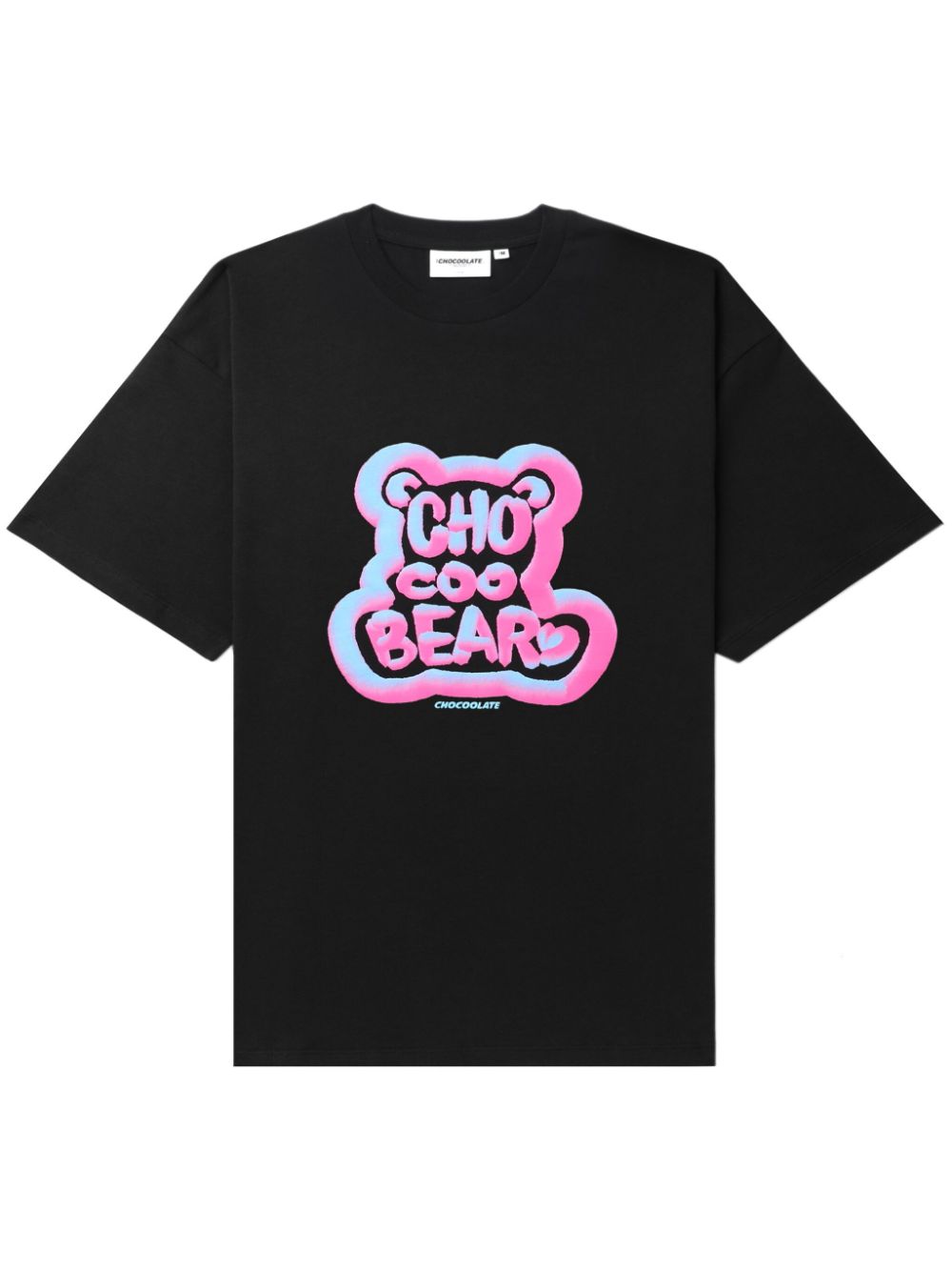 CHOCOOLATE T-Shirt mit Teddy-Print - Schwarz von CHOCOOLATE