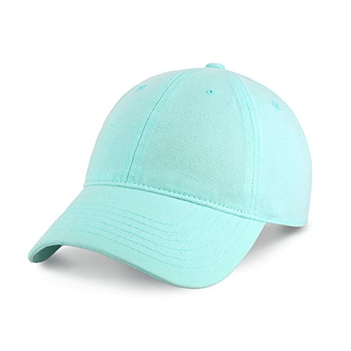 CHOK.LIDS Baseball Cap Papa Hut für Männer und Frauen Baumwolle Low Profile Einstellbare Polo gebogen Krempe (Wolke Blau) von CHOK.LIDS