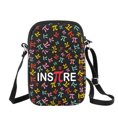 CHOORO Umhängetasche mit lustigem Pi-Symbol, Mathematik-Geschenk, Mathe, Lehrer, Umhängetasche, Pi B von CHOORO