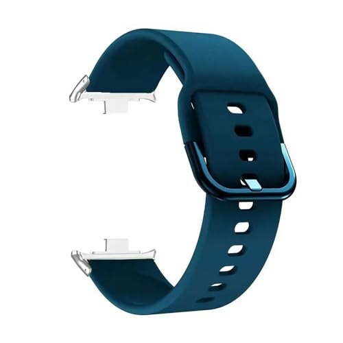 CHPGKGVNVT Silikon Strap for Xiaomi Mi Band 8 Pro Ersatz Frauen Männer Sport Smart Uhr Armband Armband Uhr Band for Redmi uhr 4 Uhrenreparatur(05-Bluish) von CHPGKGVNVT