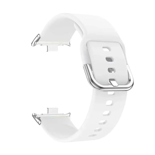 CHPGKGVNVT Silikon Strap for Xiaomi Mi Band 8 Pro Ersatz Frauen Männer Sport Smart Uhr Armband Armband Uhr Band for Redmi uhr 4 Uhrenreparatur(07-White) von CHPGKGVNVT
