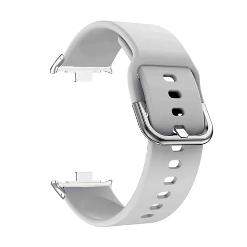 CHPGKGVNVT Silikon Strap for Xiaomi Mi Band 8 Pro Ersatz Frauen Männer Sport Smart Uhr Armband Armband Uhr Band for Redmi uhr 4 Uhrenreparatur(08-Grey) von CHPGKGVNVT