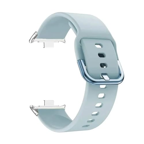 CHPGKGVNVT Silikon Strap for Xiaomi Mi Band 8 Pro Ersatz Frauen Männer Sport Smart Uhr Armband Armband Uhr Band for Redmi uhr 4 Uhrenreparatur(09-Light-blue) von CHPGKGVNVT