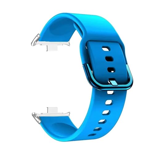CHPGKGVNVT Silikon Strap for Xiaomi Mi Band 8 Pro Ersatz Frauen Männer Sport Smart Uhr Armband Armband Uhr Band for Redmi uhr 4 Uhrenreparatur(12-Sky-bule) von CHPGKGVNVT
