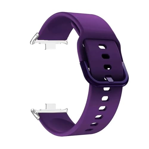 CHPGKGVNVT Silikon Strap for Xiaomi Mi Band 8 Pro Ersatz Frauen Männer Sport Smart Uhr Armband Armband Uhr Band for Redmi uhr 4 Uhrenreparatur(14-Purple) von CHPGKGVNVT